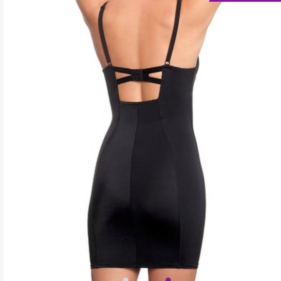 FIT Figure Improving Technology Black Retro Pin-Up Shaper Slip Women's Sz Small - Picture 3 of 15